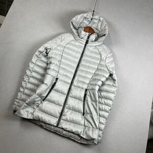 Lemon Metallic Gray Puffer Jacket